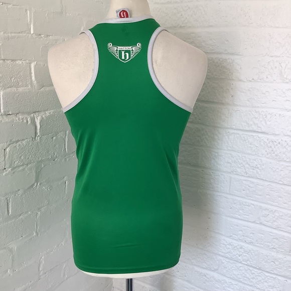 Hatton Boxing Vest - Size M - Green & White - P2P 18” - Picture 4 of 8